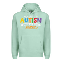 Seafoam someone with autism makes me proud Premium Hoodie - linhVisuals