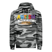 Slate Camo someone with autism makes me proud Premium Hoodie - linhVisuals