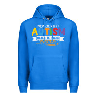 True Royal someone with autism makes me proud Premium Hoodie - linhVisuals