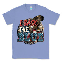 Colony Blue I back the blue Classic Tee - FaDigitalArtStudio