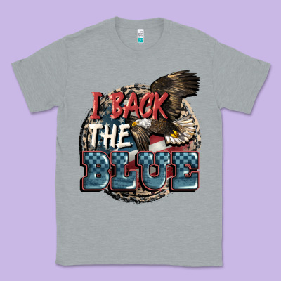 I Back The Blue Classic Tee Designed By Fadigitalartstudio