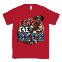 Red I back the blue Classic Tee - FaDigitalArtStudio