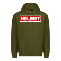 Army Green Meantime Helmet Premium Hoodie - linhVisuals