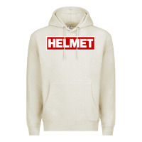 Oatmeal Heather Meantime Helmet Premium Hoodie - linhVisuals