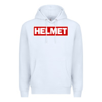 White Meantime Helmet Premium Hoodie - linhVisuals