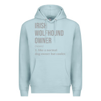 Blue Mist irish wolfhound dog funny classic Premium Hoodie - linhVisuals