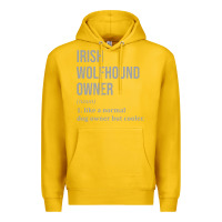 Lemon irish wolfhound dog funny classic Premium Hoodie - linhVisuals