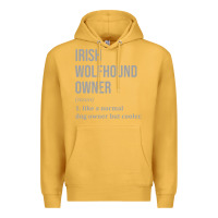 Mustard irish wolfhound dog funny classic Premium Hoodie - linhVisuals