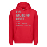 Red irish wolfhound dog funny classic Premium Hoodie - linhVisuals