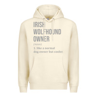 Sandshell irish wolfhound dog funny classic Premium Hoodie - linhVisuals