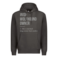 Smoke irish wolfhound dog funny classic Premium Hoodie - linhVisuals
