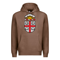 Chestnut brown university coat of arms Premium Hoodie - linhVisuals