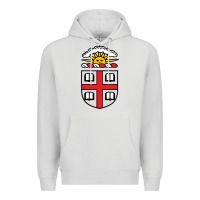 Dove Grey brown university coat of arms Premium Hoodie - linhVisuals