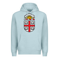 Blue Mist brown university coat of arms Premium Hoodie - linhVisuals