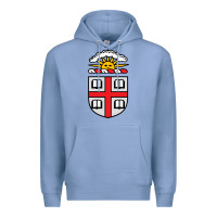 Colony Blue brown university coat of arms Premium Hoodie - linhVisuals