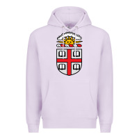 Lilac brown university coat of arms Premium Hoodie - linhVisuals