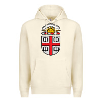 Sandshell brown university coat of arms Premium Hoodie - linhVisuals