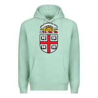 Seafoam brown university coat of arms Premium Hoodie - linhVisuals