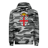 Slate Camo brown university coat of arms Premium Hoodie - linhVisuals