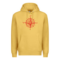 Antique Gold compass Premium Hoodie - linhVisuals