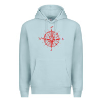 Blue Mist compass Premium Hoodie - linhVisuals