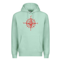 Seafoam compass Premium Hoodie - linhVisuals