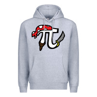 Heather Grey pi pirate Premium Hoodie - linhVisuals