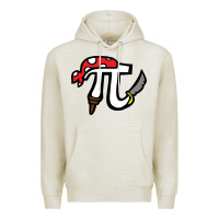 Oatmeal Heather pi pirate Premium Hoodie - linhVisuals