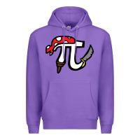 Purple pi pirate Premium Hoodie - linhVisuals