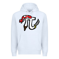 White pi pirate Premium Hoodie - linhVisuals