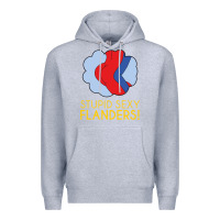 Heather Grey stupid sexy flanders! Premium Hoodie - linhVisuals
