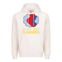 Pale Pink stupid sexy flanders! Premium Hoodie - linhVisuals