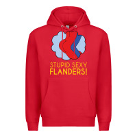 Red stupid sexy flanders! Premium Hoodie - linhVisuals
