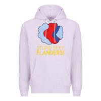 Lilac stupid sexy flanders! Premium Hoodie - linhVisuals