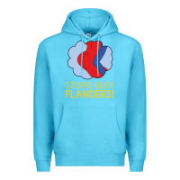 Ocean Blue stupid sexy flanders! Premium Hoodie - linhVisuals