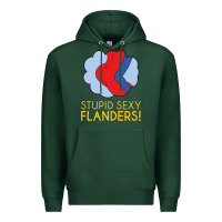 Sports Green stupid sexy flanders! Premium Hoodie - linhVisuals