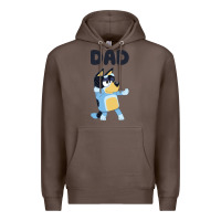 Coffee Bluey Dad Premium Hoodie - linhVisuals