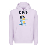 Lilac Bluey Dad Premium Hoodie - linhVisuals