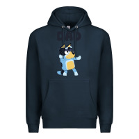 Navy Bluey Dad Premium Hoodie - linhVisuals