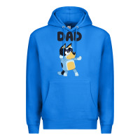 True Royal Bluey Dad Premium Hoodie - linhVisuals