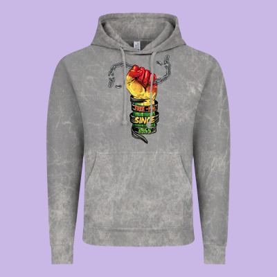 Free Ish Since 1865 Vintage Hoodie Designed By Barkaloodesign