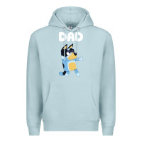 Blue Mist Bluey Dad Premium Hoodie - linhVisuals
