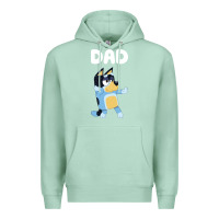 Seafoam Bluey Dad Premium Hoodie - linhVisuals