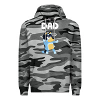Slate Camo Bluey Dad Premium Hoodie - linhVisuals