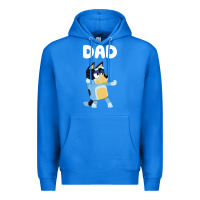 True Royal Bluey Dad Premium Hoodie - linhVisuals