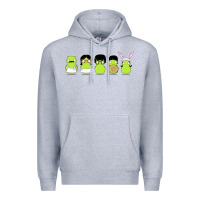 Heather Grey newbobs burgers Premium Hoodie - linhVisuals