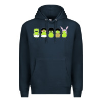 Navy newbobs burgers Premium Hoodie - linhVisuals