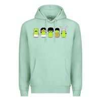 Seafoam newbobs burgers Premium Hoodie - linhVisuals