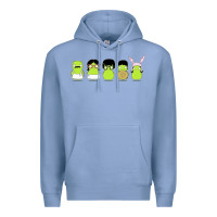 Colony Blue newbobs burgers Premium Hoodie - linhVisuals