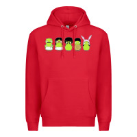 Red newbobs burgers Premium Hoodie - linhVisuals